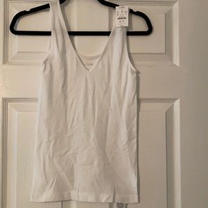 J.Crew Factory NWT White Tank S